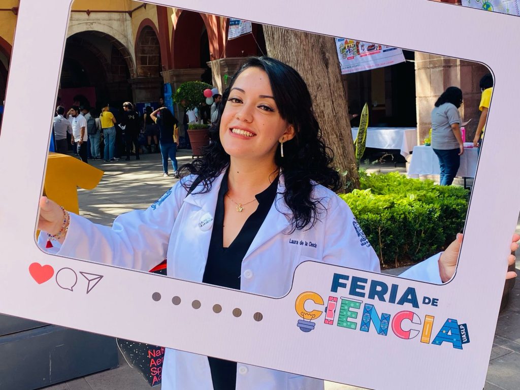 Laura Vázquez, de estudiante de la UASLP a influencer de ciencia en proyectos STEM