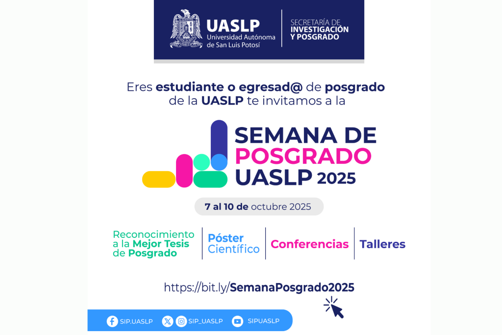 UASLP exhorta a reforzar la vacunación aUASLP anuncia la Semana de Posgrado 2025 y el 13º Encuentro de Jóvenes Investigadoresntirrábica en mascotas ante casos recientes en el país