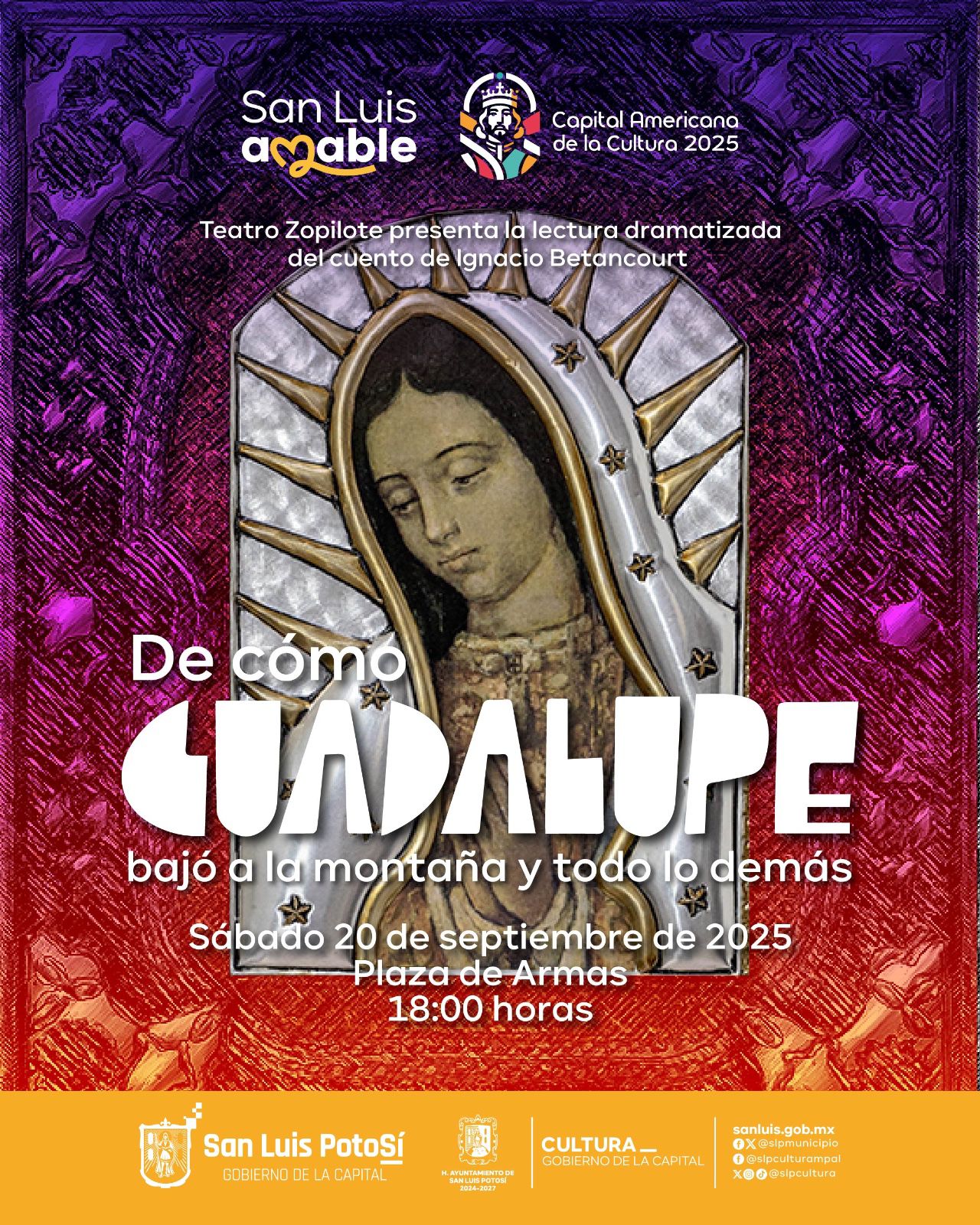 Teatro Zopilote presentará “De cómo Guadalupe bajó a la montaña y todo lo demás”, ganador del Premio Nacional de Cuento 1976 de Nacho Betancourt
