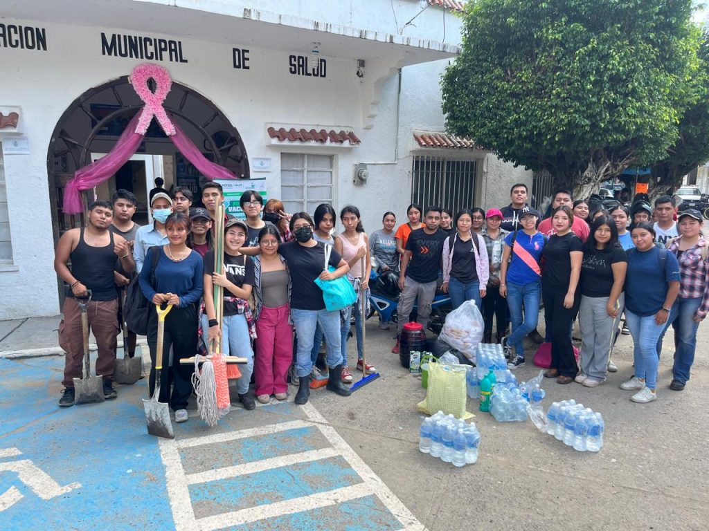 Campus Tamazunchale encamina actividades de servicio en beneficio de población damnificada