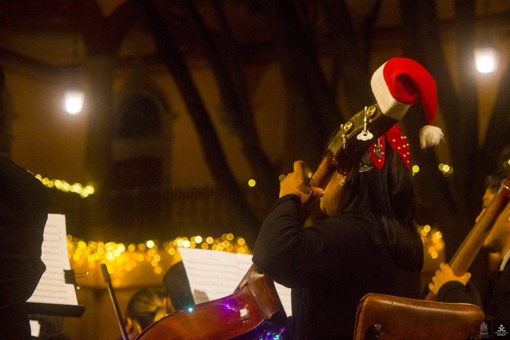 Encendido Navideño 2025 iluminará el Edificio Central de la UASLP.